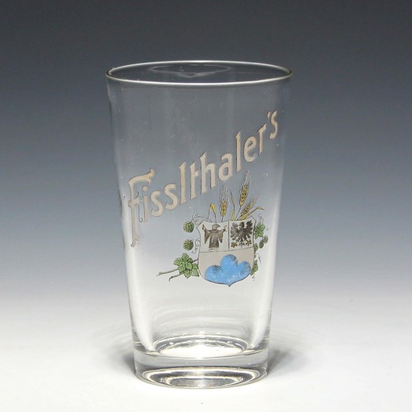Seltenes Bierglas Fisslthaler`s - 1. Hälfte 20. Jh.