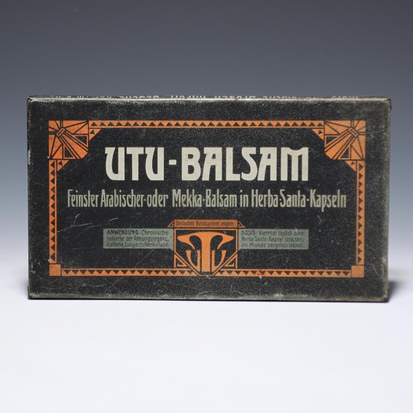 Jugendstil Blechdose UTU-BALSAM Berlin um 1910-Copy