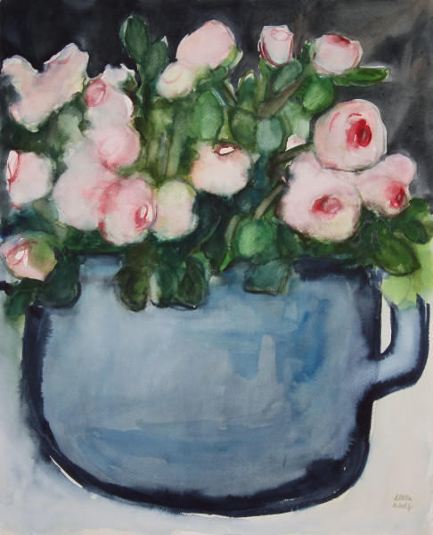Wolf, Ulla - signiertes Aquarell CHRISTROSEN