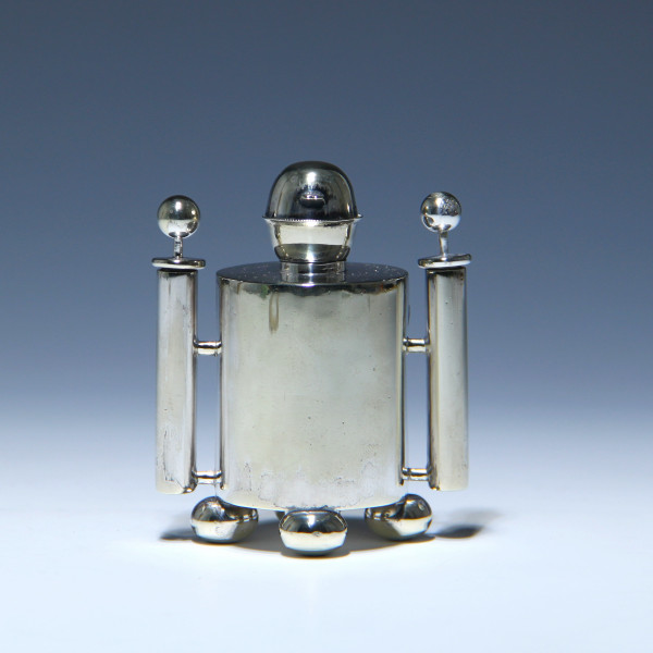 Versilbertes Richard Hodd & Son Tischfeuerzeug 1872-1888