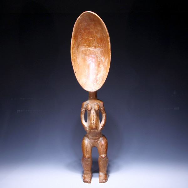 Ritual Giving Wunkirmian / Wakemia Rice Spoon - Dan People Ivory Coast - 61 cm