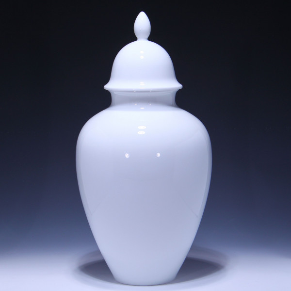 Höchst Porzellanvase Deckelvase - 3. Wahl - 40,7 cm