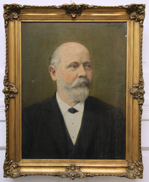 Triebsch, Franz (1870-1956) Ölgemälde HERRENBILDNIS - Ahrenshoop Anfang 20. Jh.