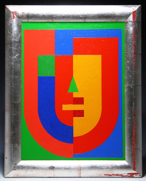 Dunst, Bruno (1940-2023) Ölgemälde KOPF II - Berlin 2004