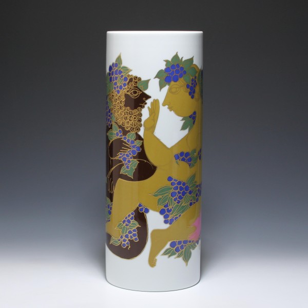 Große Rosenthal Vase - Entwurf Björn Wiinblad 1973 - 44 cm / 17 1/2 inch