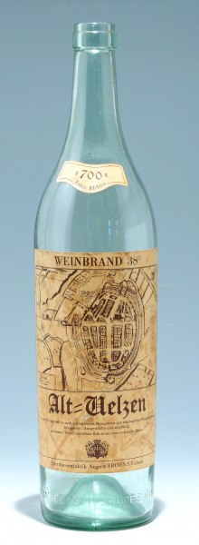 Große Weinbrand Flasche 700 Jahre UELZEN (1970)
