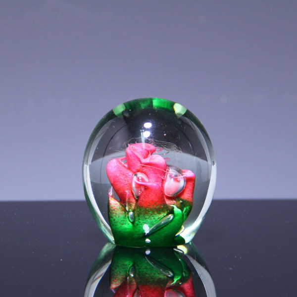 Briefbeschwerer Paperweight ungedeutet signiert - Ø 7,5 cm - 625 Gramm