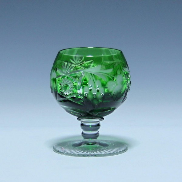 Nachtmann Bleikristall Marsalaglas TRAUBE - smaragdgrün