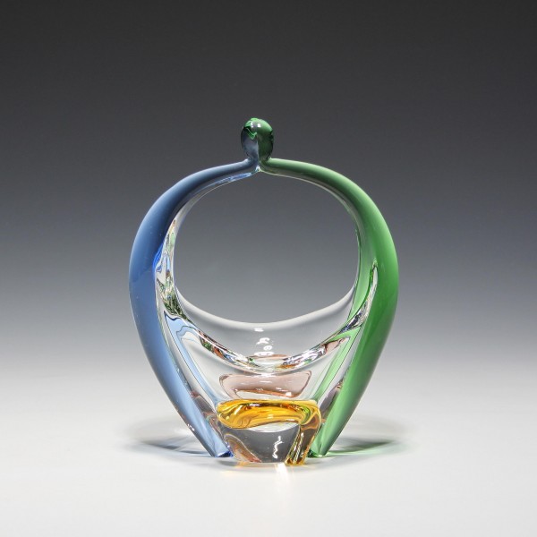 Henkelkorb RHAPSODY Design Frantisek Zernek for Mstisov Glassworks 1956