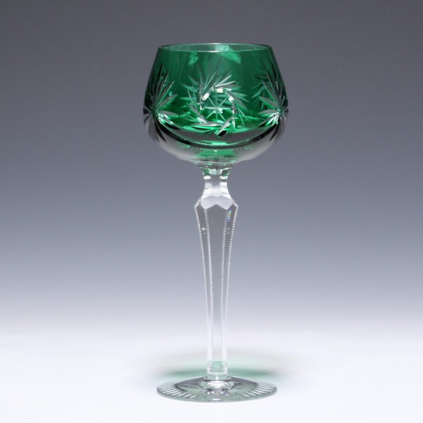 Bleikristall Überfangrömer Lausitzer Glaswerke - grün