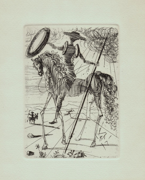Dali, Salvador (1904-1989) Radierung DON QUIXOTE WZ 1970