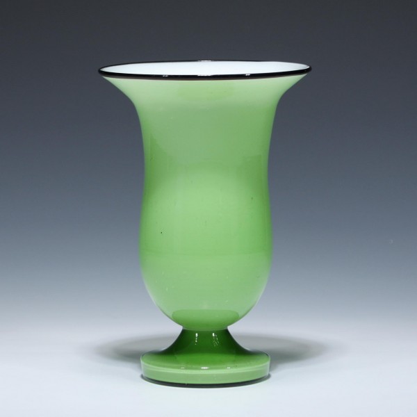Art Deco Tangoglas Vase Böhmen um 1920 - 17,5 cm