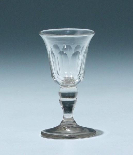 Kelchglas mit Abriss - Frankreich 19. Jh. - 8,7 cm