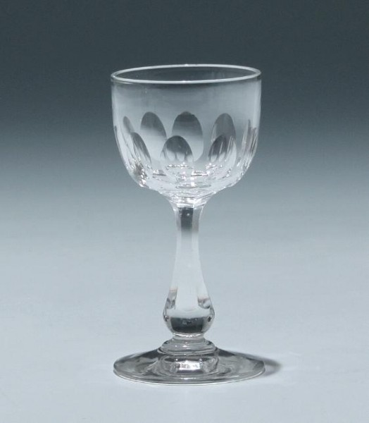Bleikristall Kelchglas Frankreich circa 1900 - Höhe 11,2 cm