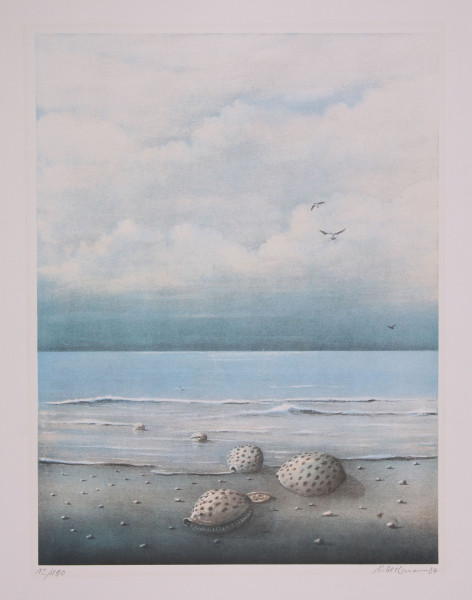 Heckmann, Walter (1929-1994) signierte Farblithografie 1984