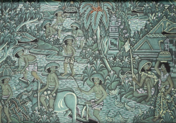 Painting from PENESTANAN, Bali, Indonesia - 1970s