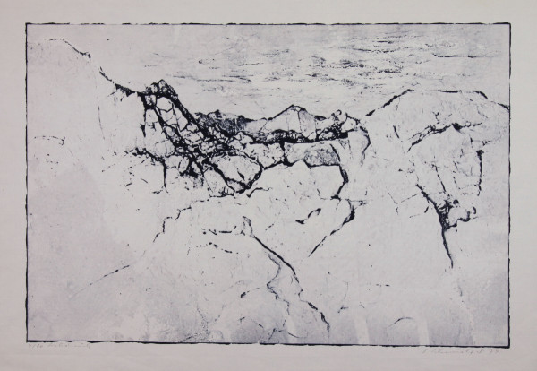 Schmölzer, Sepp (1919-1999) signierter Siebdruck OHNE TITEL - 1974