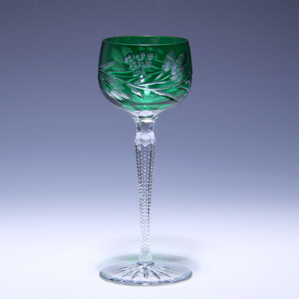 Bleikristall Römer 2. Hälfte 20. Jh. - smaragd - 19,5 cm