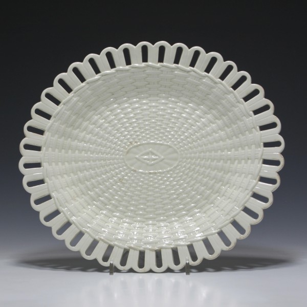 Wedgwood Creamware Basketweave Platter 19th. C. - Ø 28 cm #3