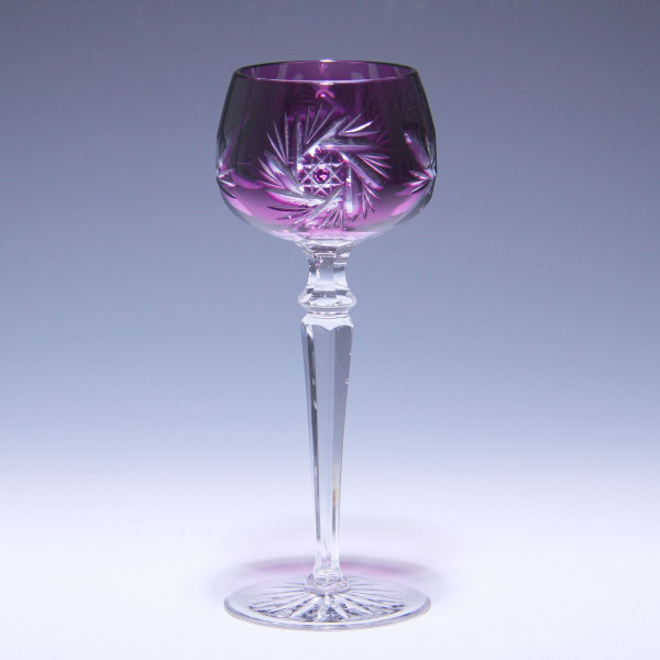 Bleikristall Römer mit Schleuderstern 2. Hälfte 20. Jh. - amethyst - 20,2 cm