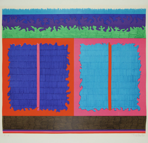 Trökes, Heinz (1913-1997) Farbserigrafie OHNE TITEL 1970