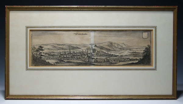 Sondershausen / Thüringen - Originaler Kupferstich, Merian nach 1650 #2