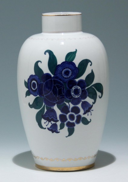 Große Heubach Porzellan Vase signiert Donath - ca. 1920