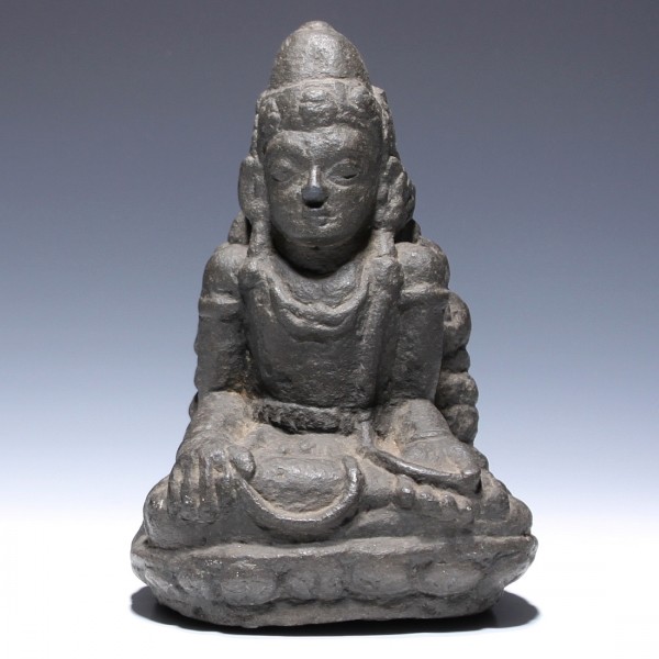 Buddha, Steinschnitzerei - Java 20. Jh.