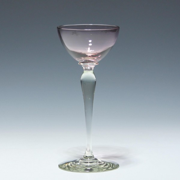 Art Deco Überfangglas Likörglas - 14,9 cm - amethyst-Copy