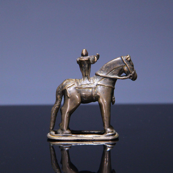 Small Indian Lost Wax Brass Horse Statue - 19/20th Century