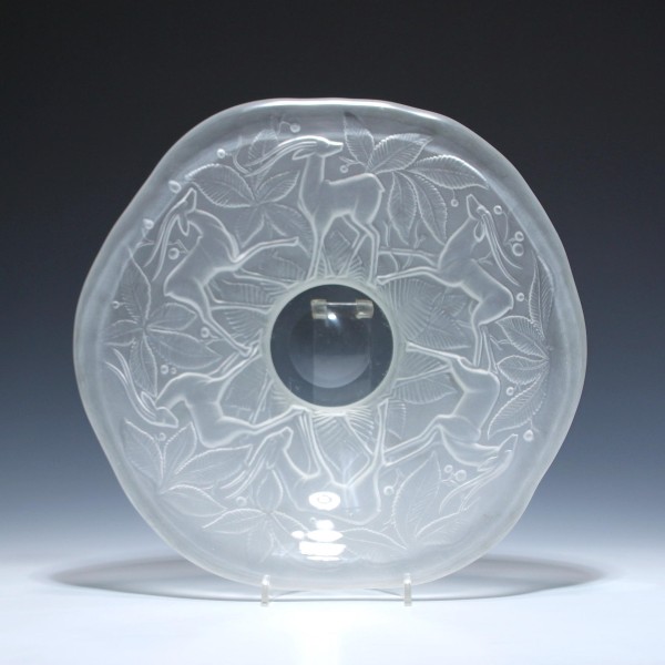 Barolac - Rosice Glassworks Glasschale GAZELLEN - Ø 29 cm