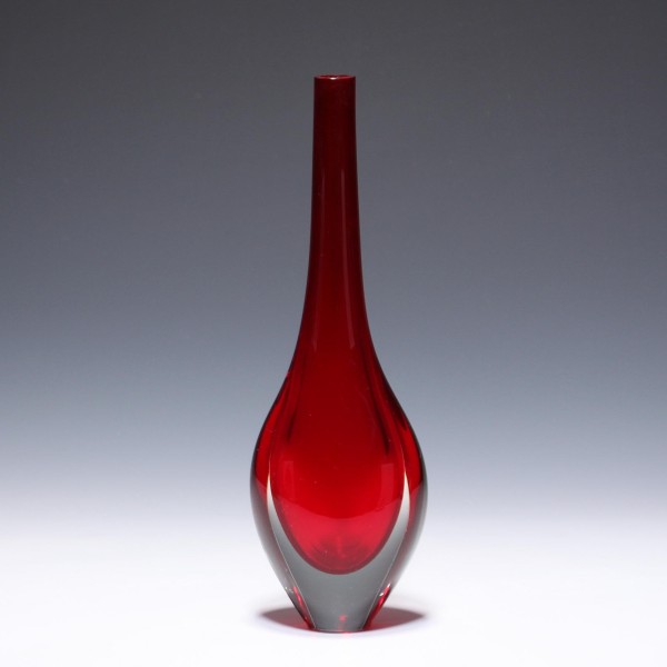 Murano Sommerso Glass Vase - 28 cm