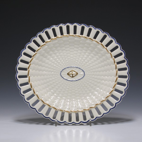 Wedgwood Creamware Basketweave Platter 19th. C. - Ø 27 cm #2