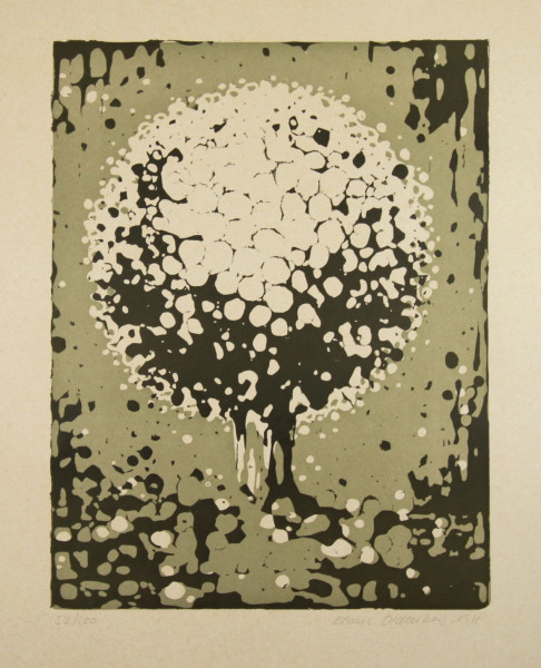 Oldenburg, Klaus (*1942) signierter Farblinoldruck um 1977