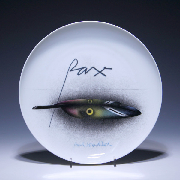 Rosenthal Künstler-Teller Paul Wunderlich PAX - 1982